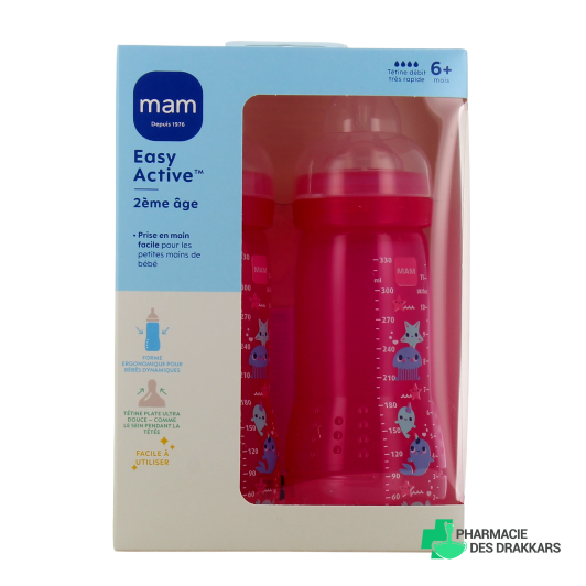 MAM Easy Active Biberon 2ème âge 330 ml