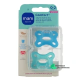 MAM Comfort Sucettes Silicone 0 Mois et + - Vue 360°