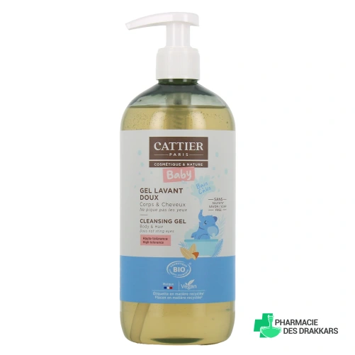 Cattier Bébé Gel Lavant Doux Bio