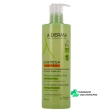 A-Derma Exomega Control Gel Lavant Émollient 2 en 1 Anti-Grattage - Vue 360°