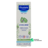 Mustela Hydra Bébé Crème visage - Vue 360°