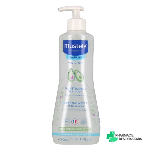 Mustela Eau nettoyante sans rinçage à l'avocat