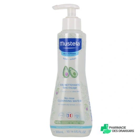 Mustela Eau nettoyante sans rinçage à l'avocat