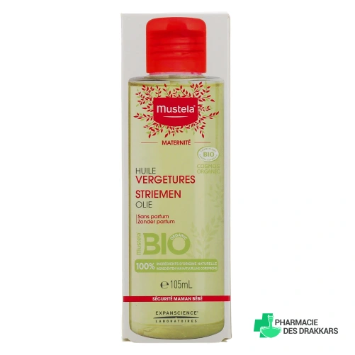 Mustela Huile vergetures Bio