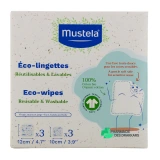 Mustela Eco-Lingettes Lavables Réutilisables - Vue 360°