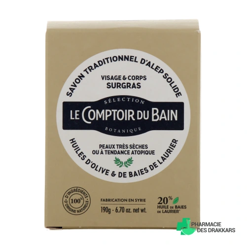 Le Comptoir du Bain Savon Traditionnel d'Alep Solide
