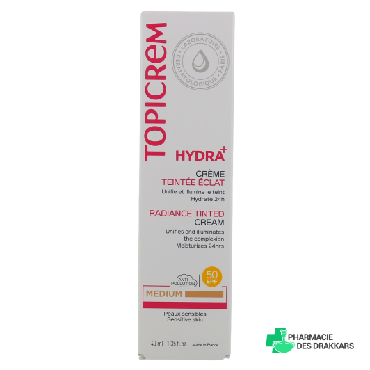 Topicrem Hydra+ Crème Teintée Eclat