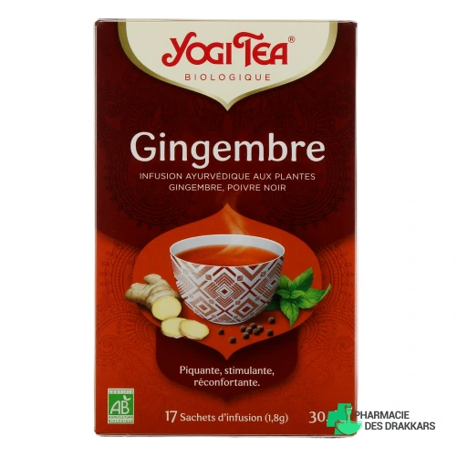 Yogi Tea Tisane Ayurvédique Gingembre
