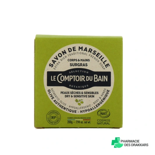 Le Comptoir du Bain Savon de Marseille Olive Authentique