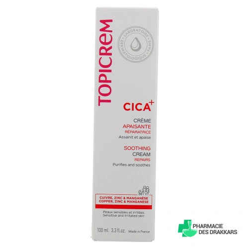 Topicrem Cica Crème Apaisante Réparatrice