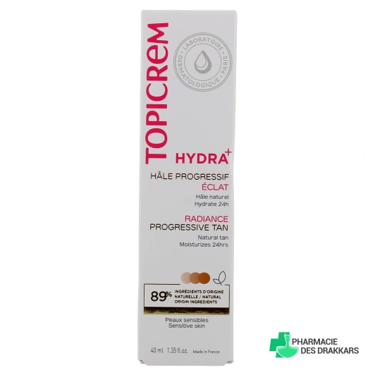 Topicrem Hydra+ Crème Visage Hâle Progressif Eclat