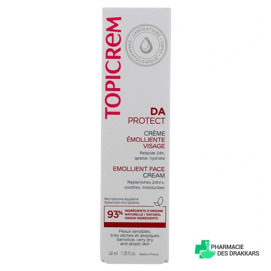 Topicrem DA Protect Crème Emolliente Visage
