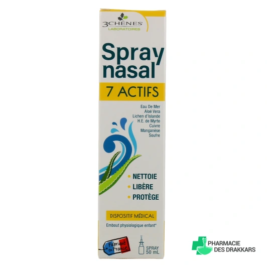 Les 3 Chênes Spray Nasal 7 Actifs