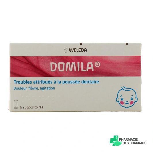 Weleda Domila Suppositoires Poussée Dentaire