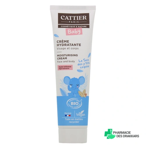 Cattier Bébé Crème Hydratante Bio