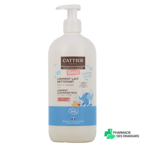 Cattier Bébé Liniment Lait Nettoyant Bio