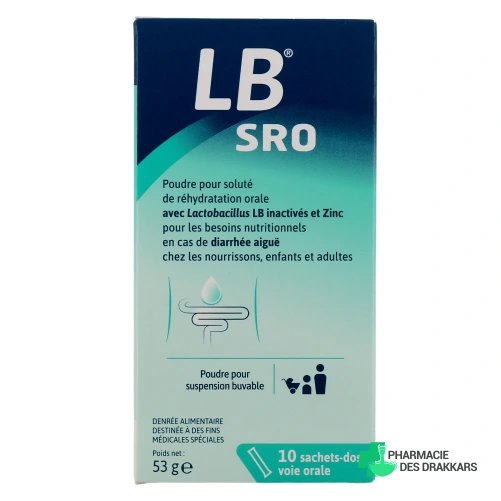 LB SRO Poudre pour Soluté de Réhydratation Orale