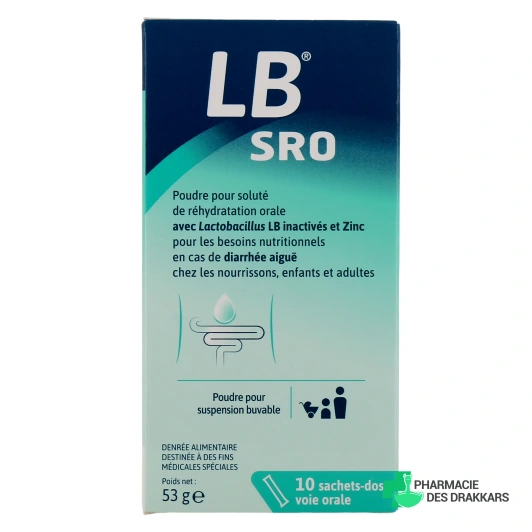 LB SRO Poudre pour Soluté de Réhydratation Orale