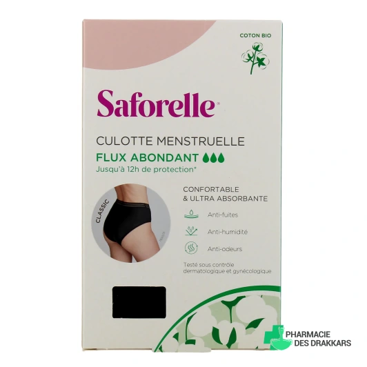 Saforelle Culotte de règles ultra-absorbante