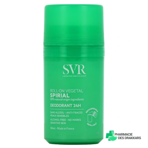 SVR Spirial Végétal Déodorant 24h Roll-On