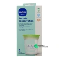 MAM Pots de Conservation pour Lait Maternel