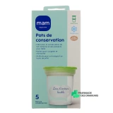 MAM Pots de Conservation pour Lait Maternel - Vue 360°