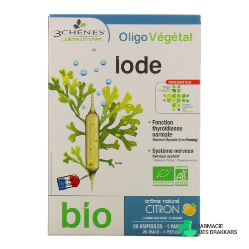 3 Chênes Oligo Végétal Iode