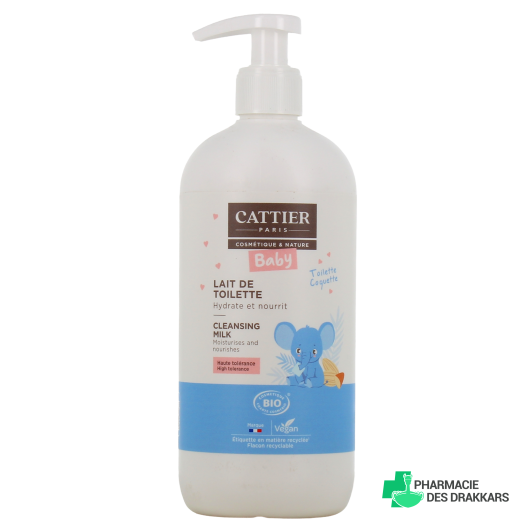 Cattier Bébé Lait de Toilette Bio