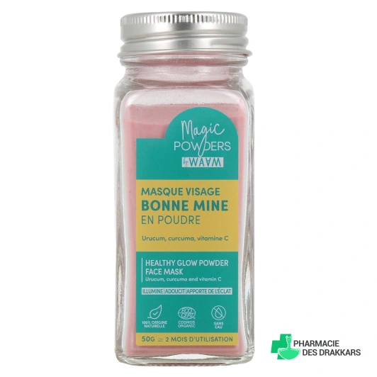 Waam Magic Powders Masque Visage Bonne Mine