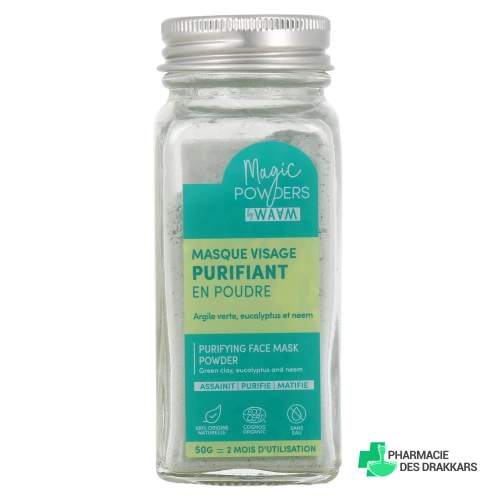 Waam Magic Powders Masque Visage Purifiant