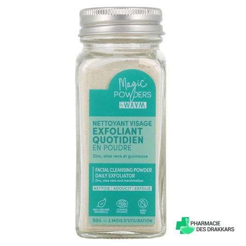 Waam Magic Powders Nettoyant Visage Exfoliant Quotidien
