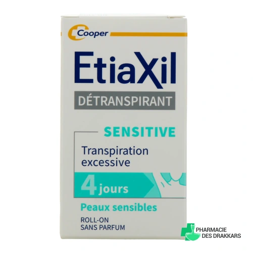 Etiaxil Sensitive Détranspirant Aisselles Roll-on