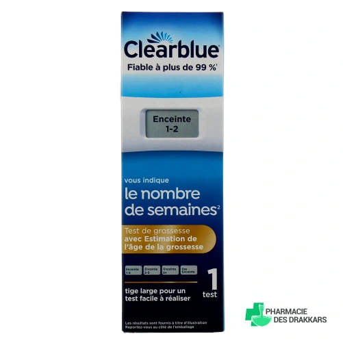Clearblue Test De Grossesse Digital Estimation De l'Âge De Grossesse