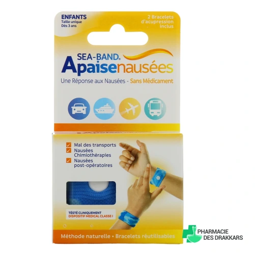 Sea Band Apaise Nausées Bracelets d'Acupression