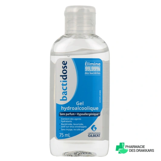 Bactidose Gel Hydroalcoolique Hygiène Mains