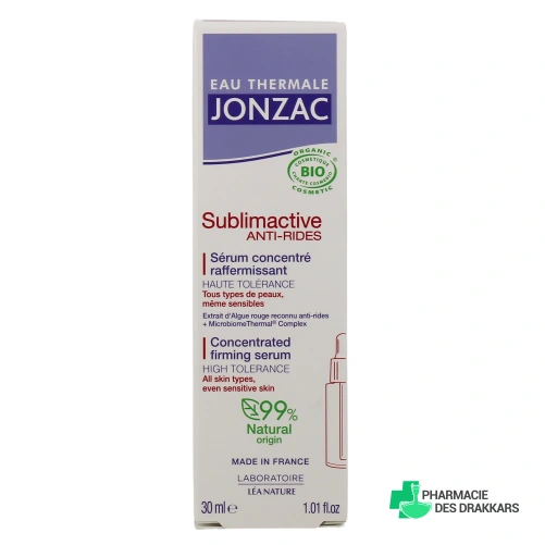 Jonzac Sublimactive Anti-rides Sérum Concentré Raffermissant