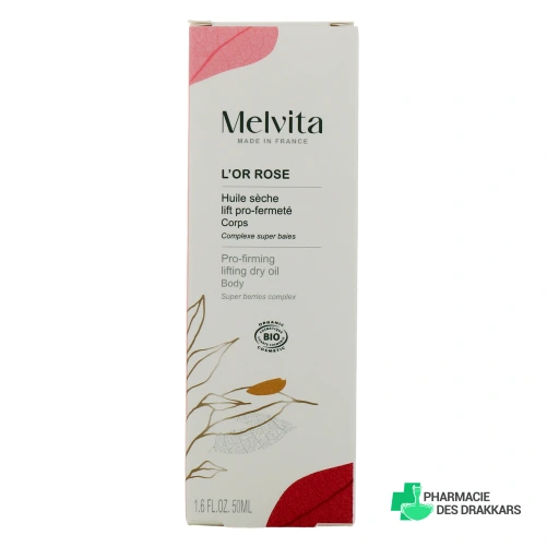 Melvita L'Or Rose Huile Fermeté Suractivée