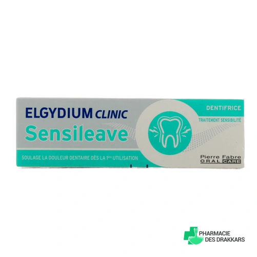 Elgydium Clinic Sensileave Dentifrice Traitement Sensibilité