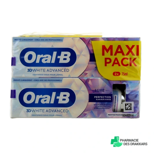 Oral B 3D White Advanced Luxe Perfection Dentifrice