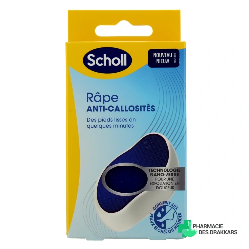 Scholl Râpe Manuelle Anti-callosités Nano Verre