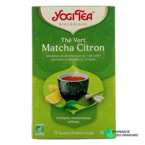Yogi Tea Thé Vert Matcha Citron