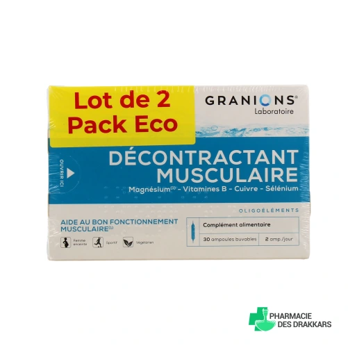 Granions décontractant musculaire