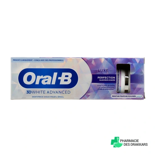 Oral B 3D White Advanced Luxe Perfection Dentifrice
