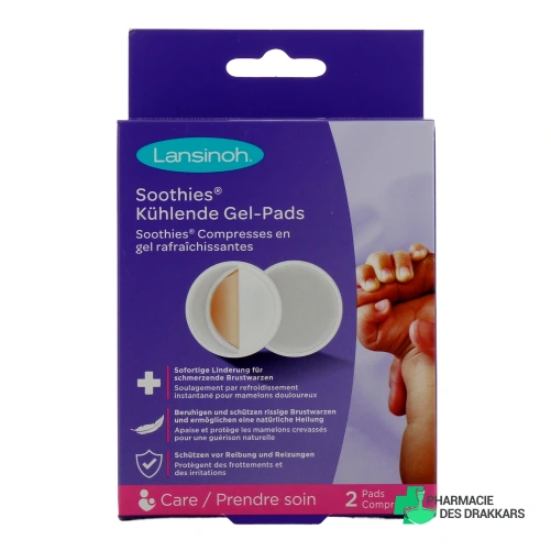 Lansinoh Soothies Compresses en Gel Rafraîchissantes