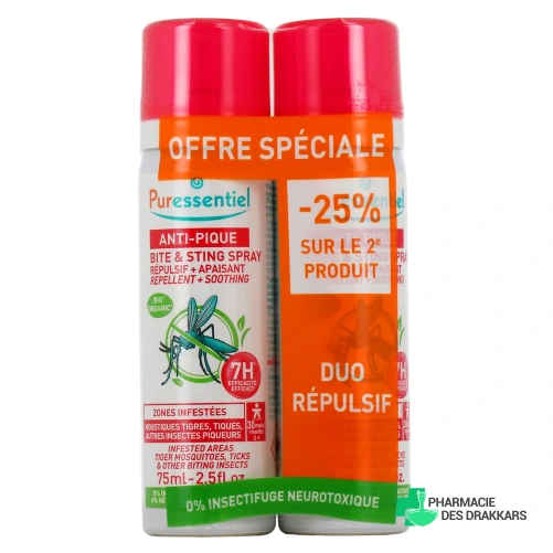 Puressentiel Anti-Pique Spray Répulsif + Apaisant