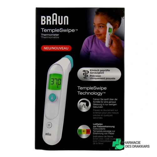 Braun TempleSwipe Thermomètre Temporal BST 200