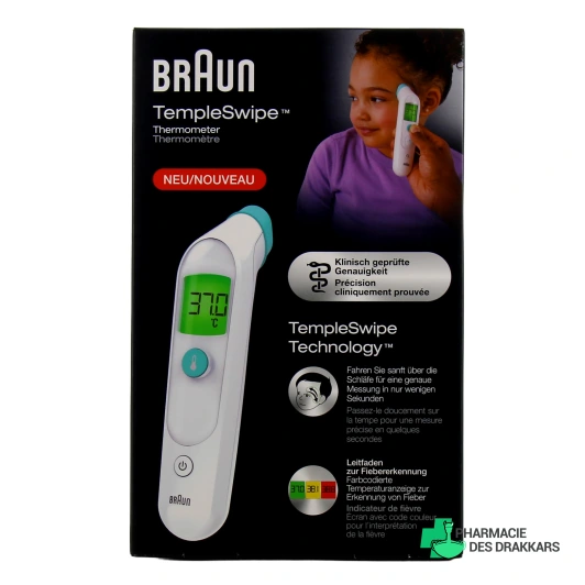 Braun TempleSwipe Thermomètre Temporal BST 200