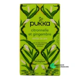 Pukka Infusion Citronnelle et Gingembre Bio - Vue 360°
