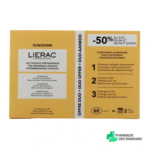 Lierac Sunissime Préparateur Solaire Capsules