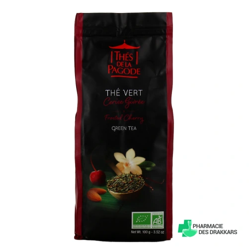 Thés de la Pagode Thé Vert Cerise Givrée Bio